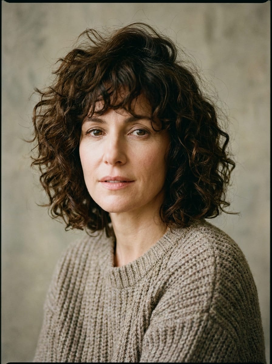Curly Shag Bob - Lockige Bob Frisur